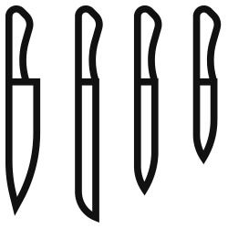 Cooking Knives Pieces
