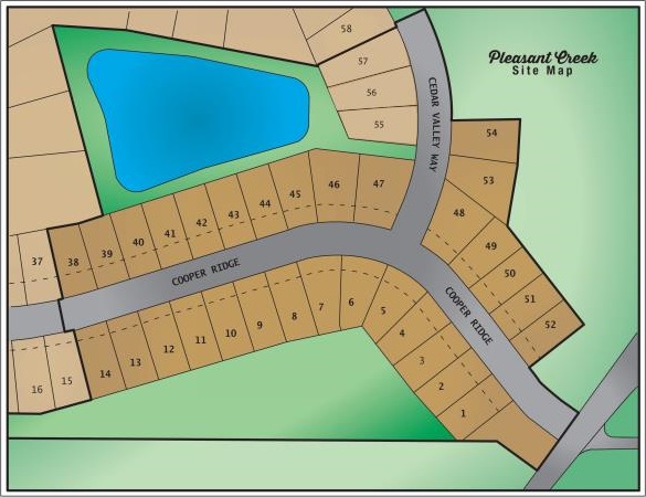 pleasant creek map