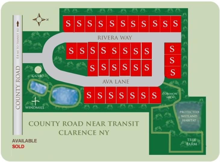Rivera greens map