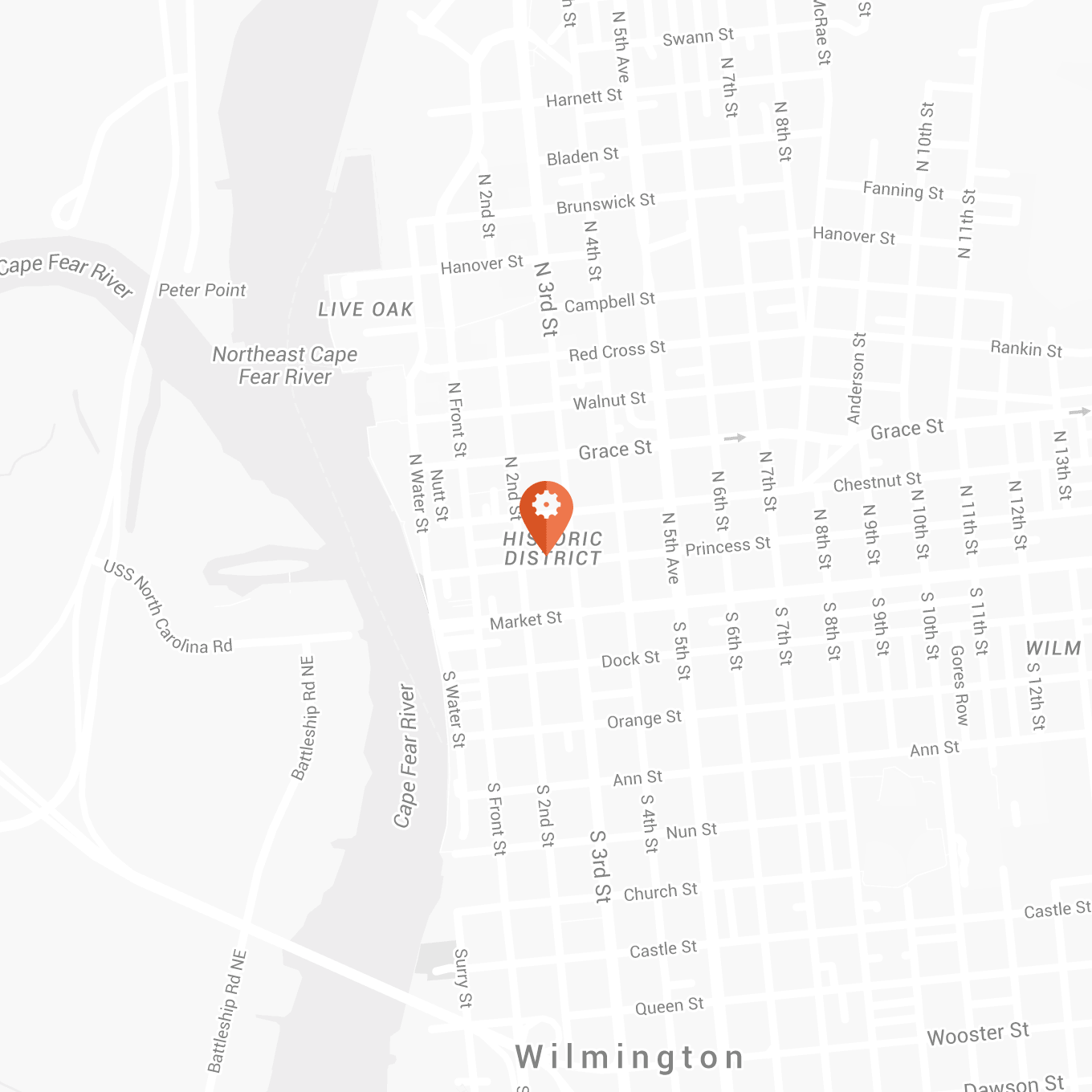Wilmington Map - Brand Engine Location