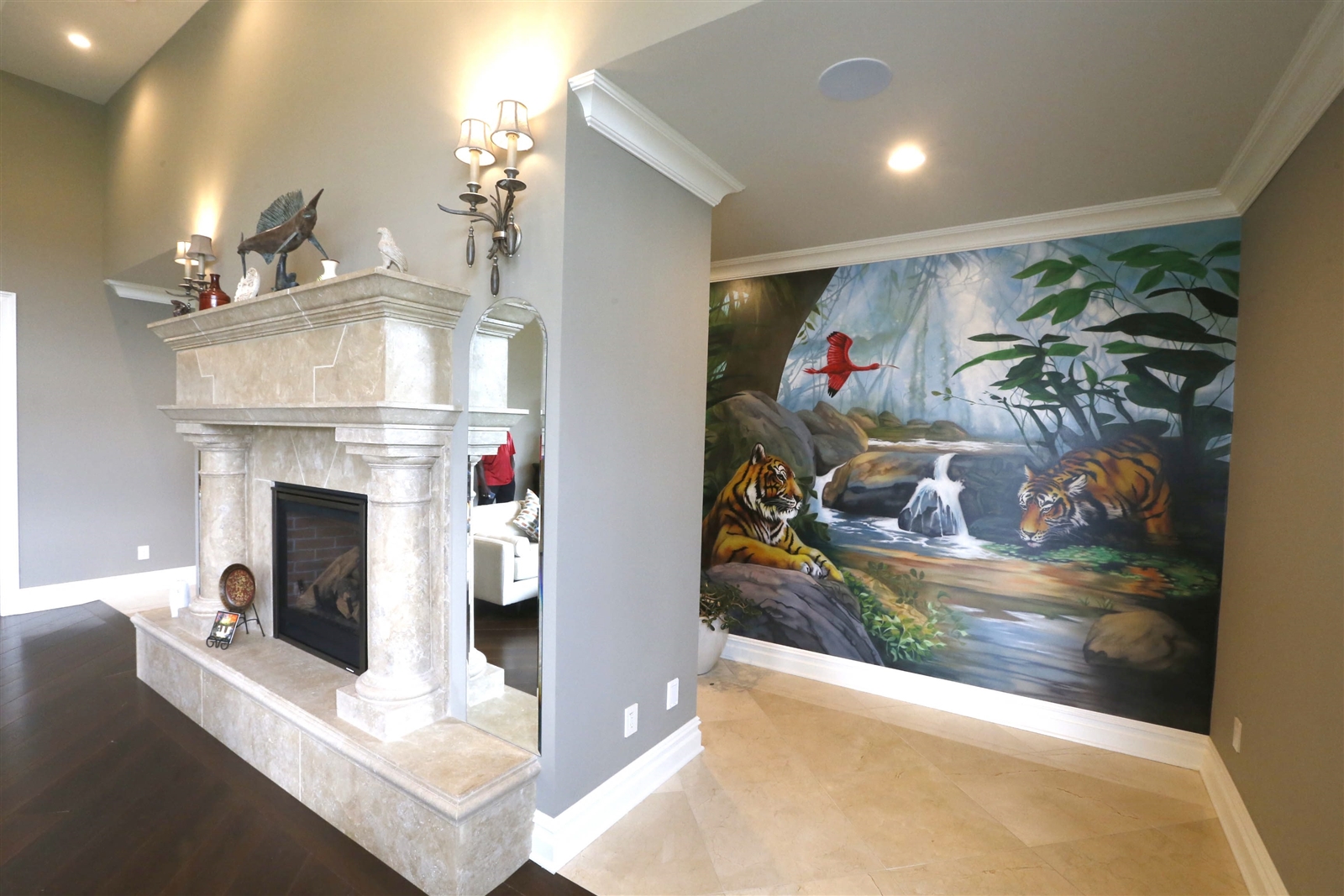 mansion fireplace