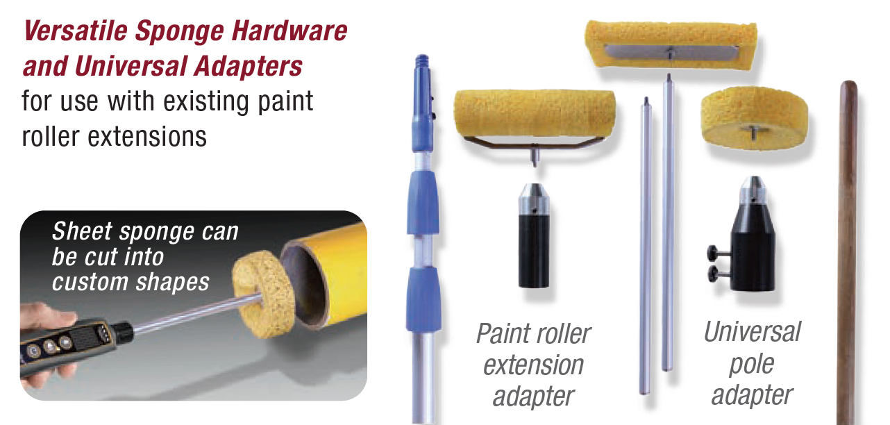 Versatile Sponge Hardware and Universal Adapters