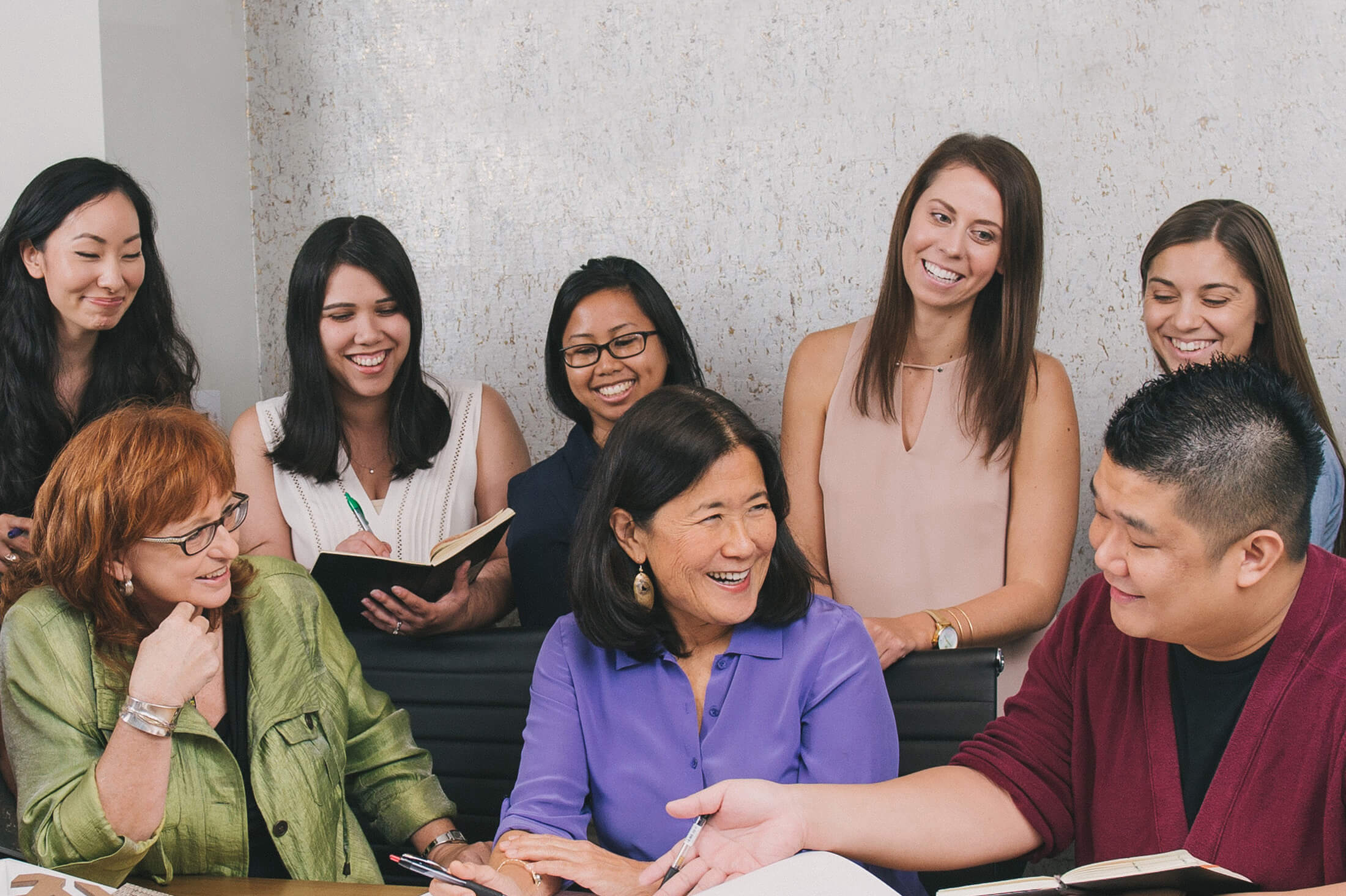 Ann Matsunami and Pacific Asian Design Group Staff