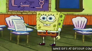 spongebob tearing a ux report