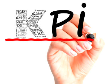 key performance indicators being drawn as KPI