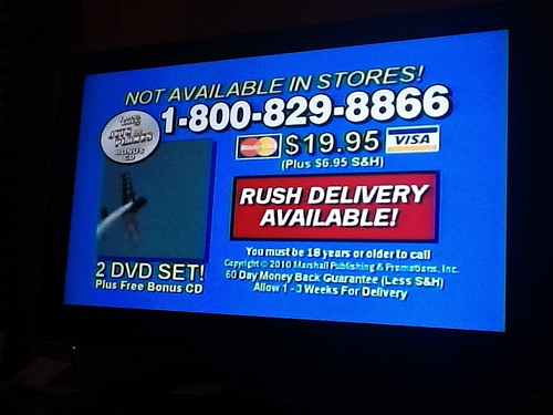 a bad landing page with large numbers