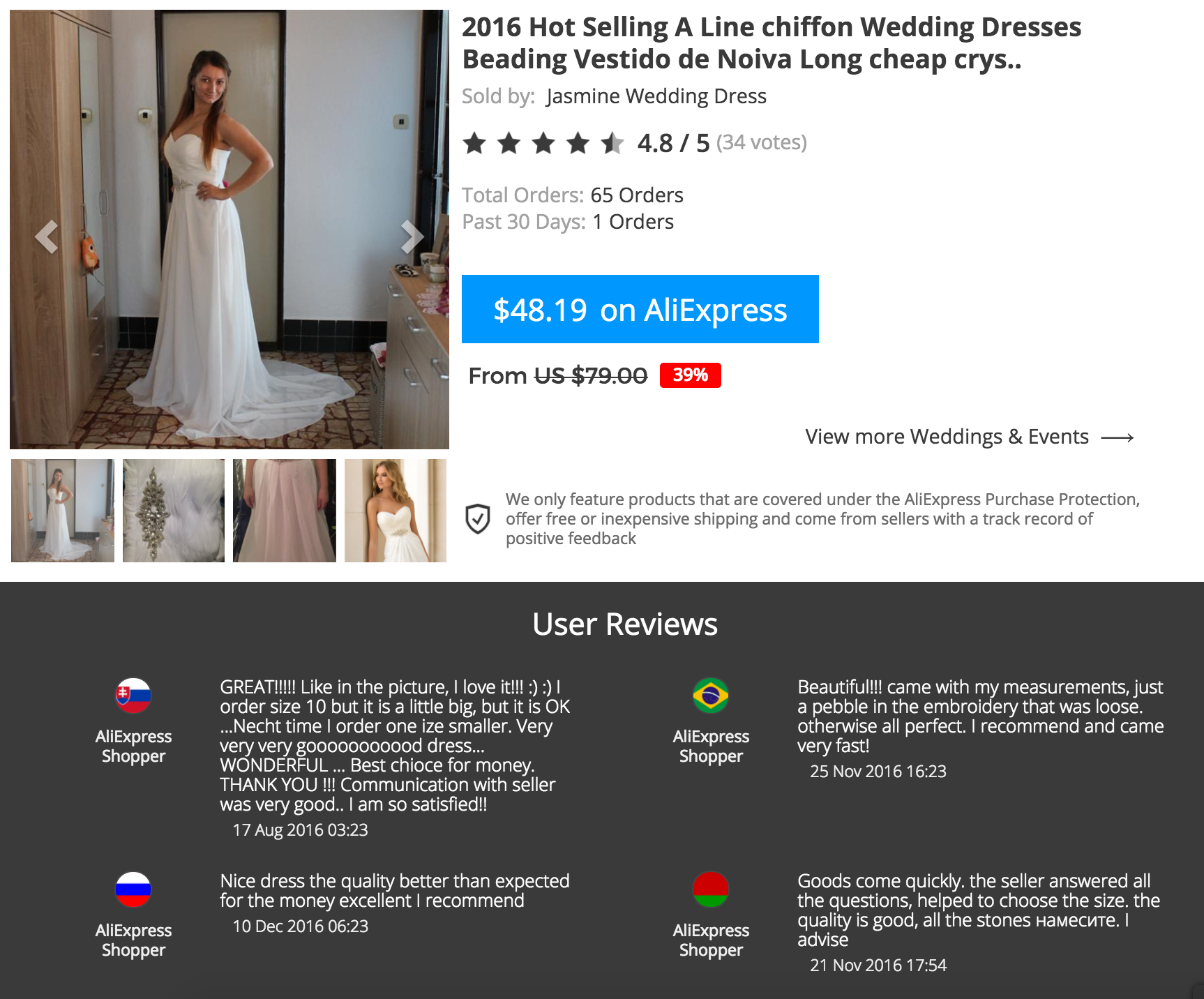 wedding dresses from china reviews on peeksy.co