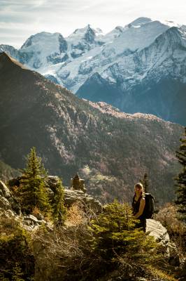 Mont Blanc in autumn