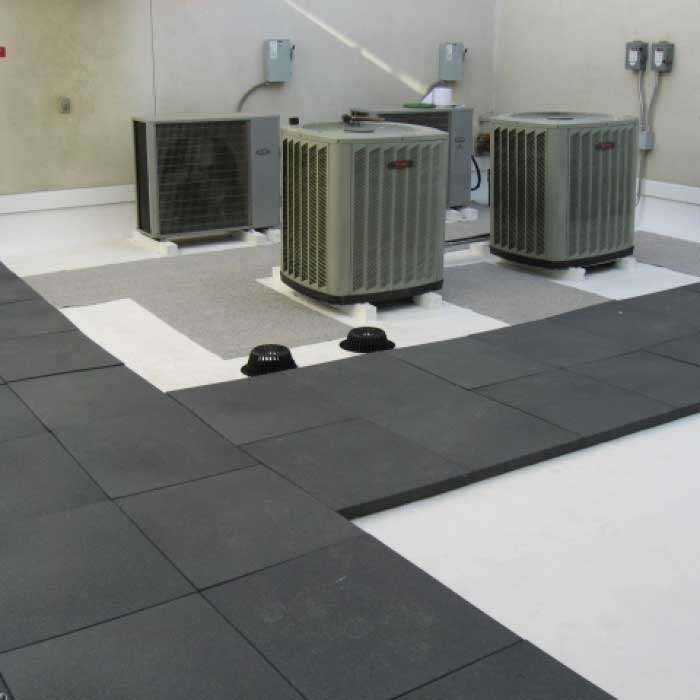 Rubber Rooftop Pavers RubberForm Recycled Products
