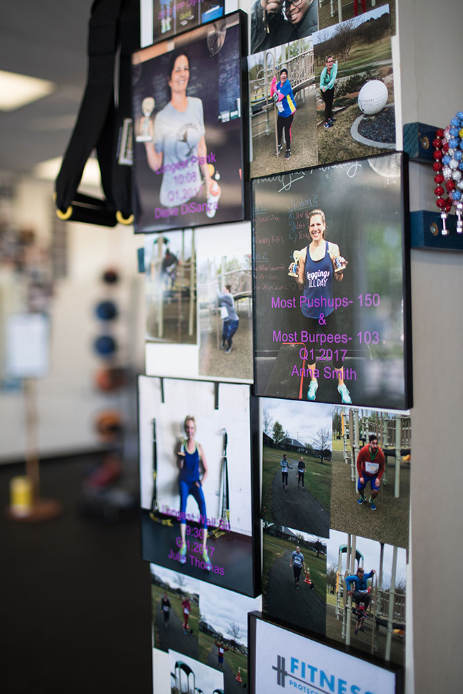 Fitness Protection Program focuses on a different body workout each day. (Photo: Valerie Grant)