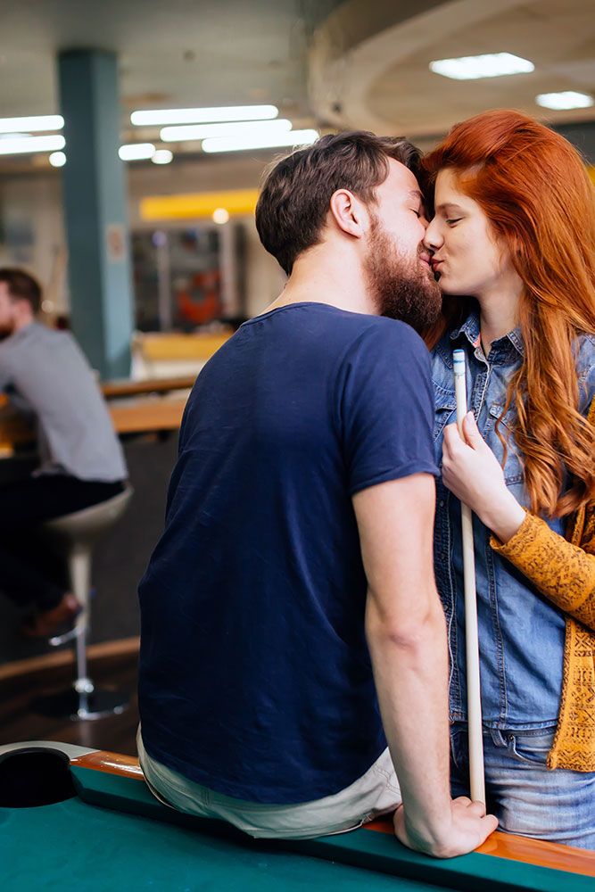Kiss a stranger. Not just a peck on the cheek or lips, a real kiss. Passionate and in public. Then walk away with no regrets. No name or number is even better.