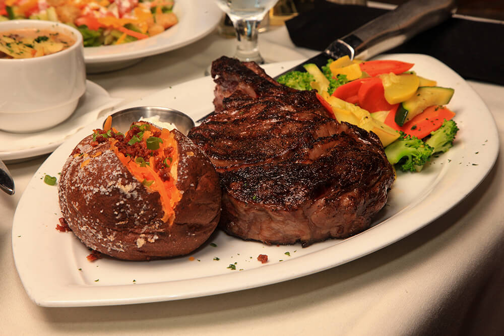 14 Ounce, 30-Day Aged Rib-eye Steak (Photo: Marc Rains)
