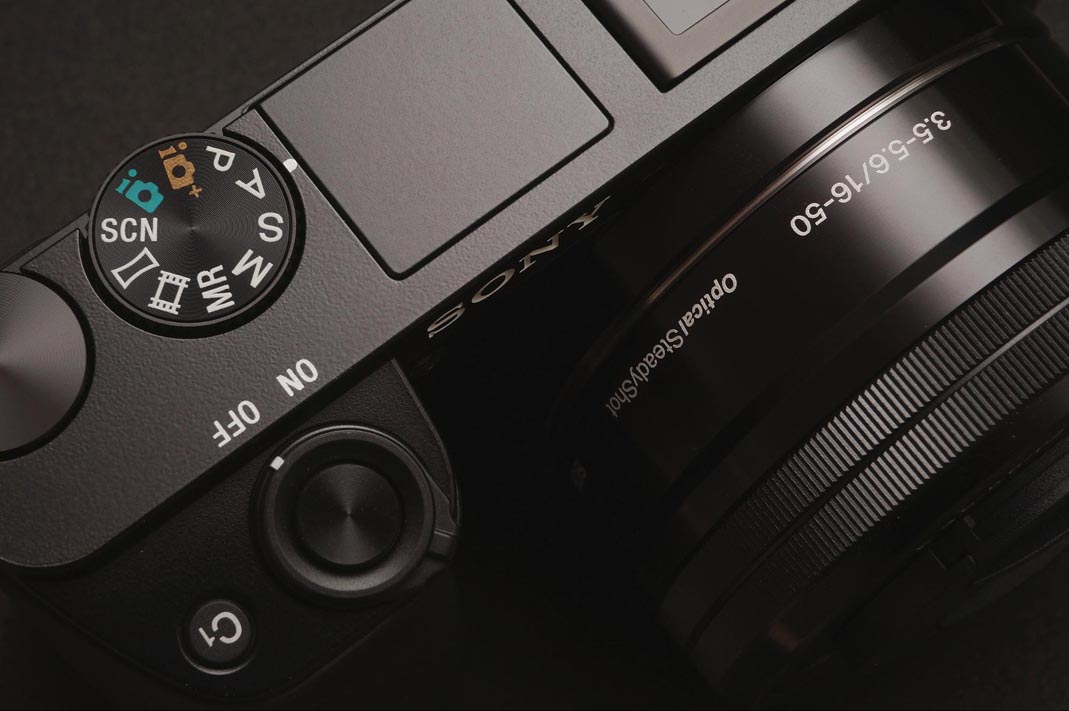 Closeup of a camera