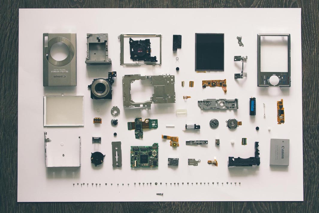 Parts of a Canon camera
