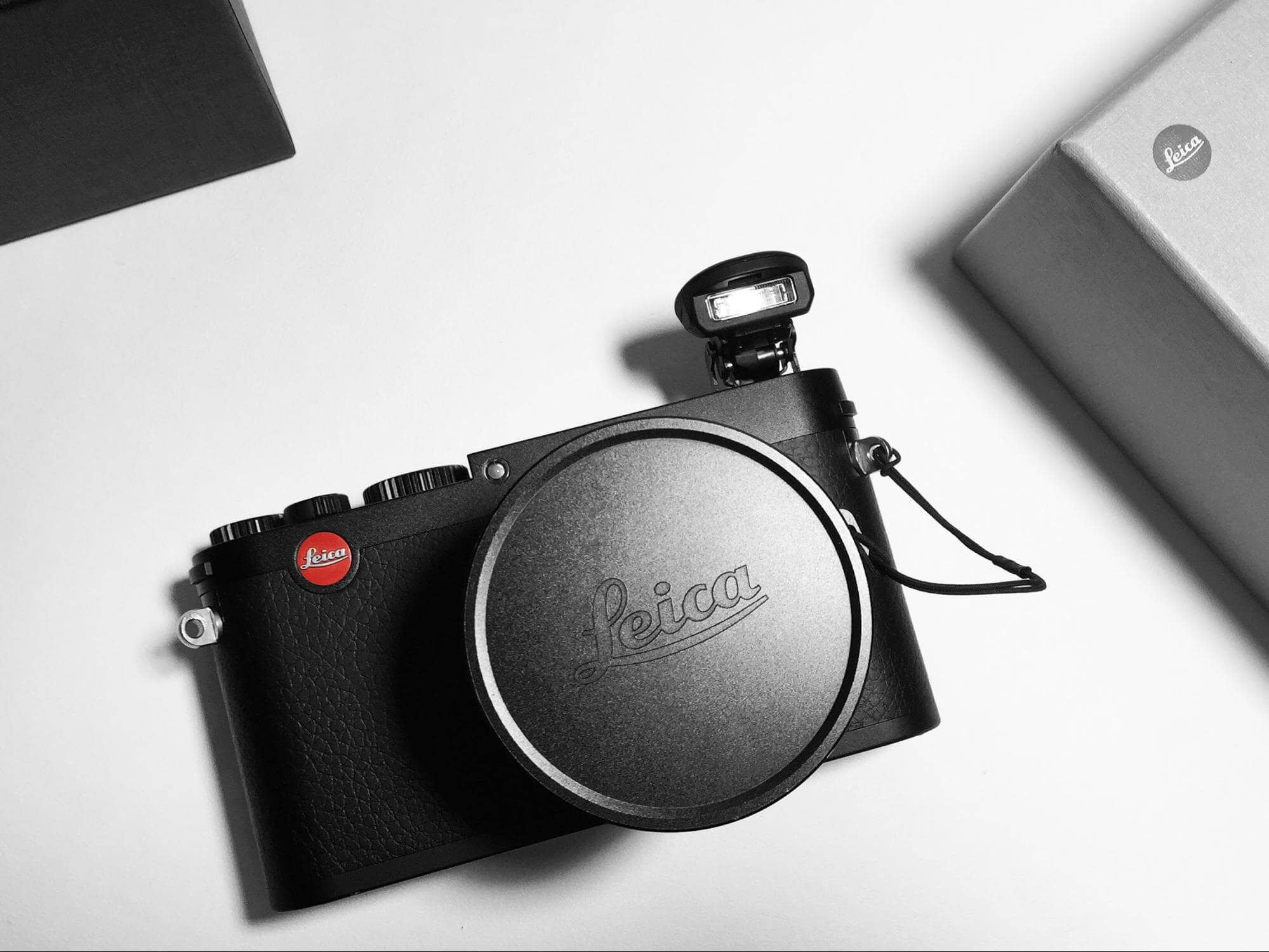 A Leica SLR camera