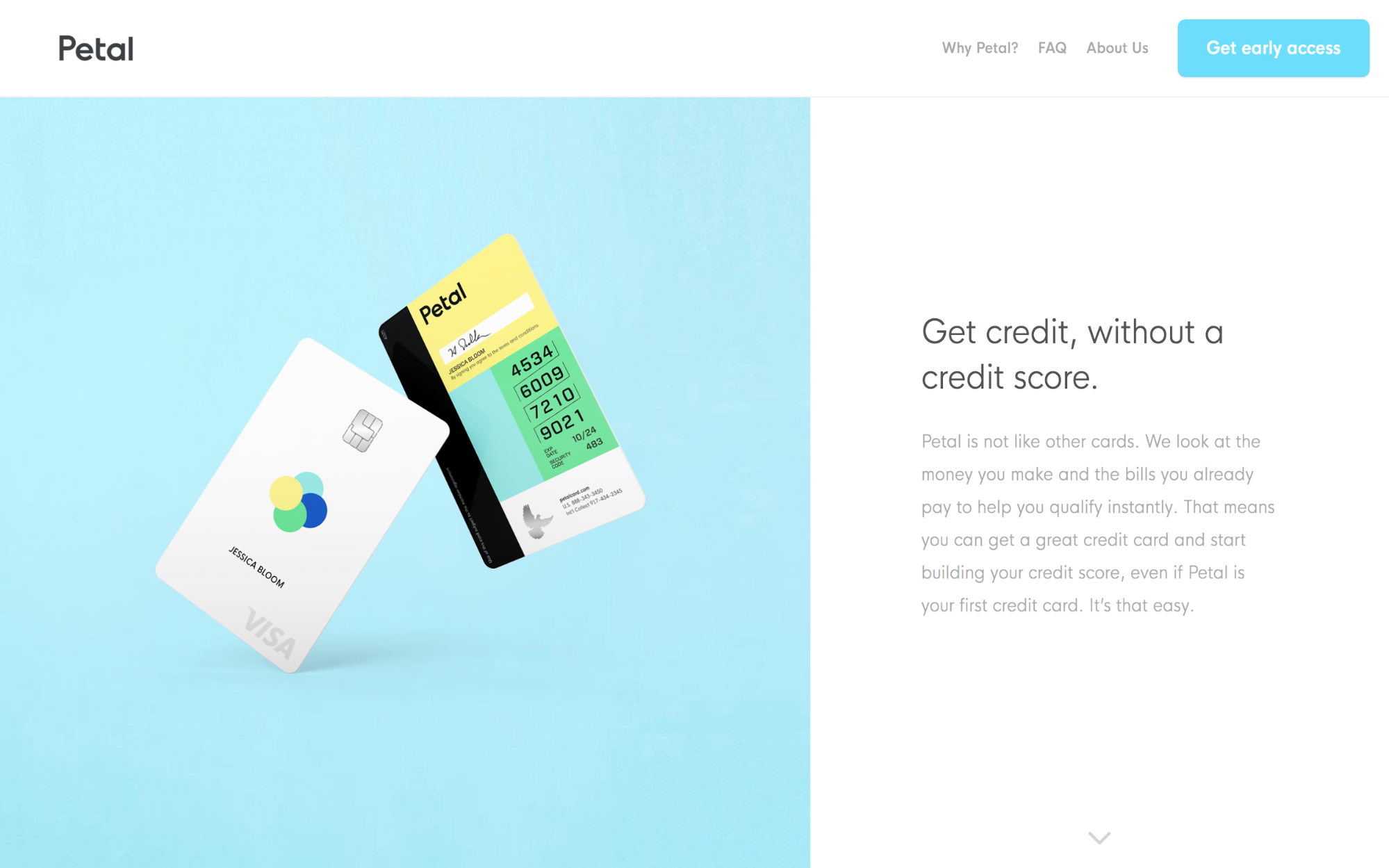 Petal's homepage