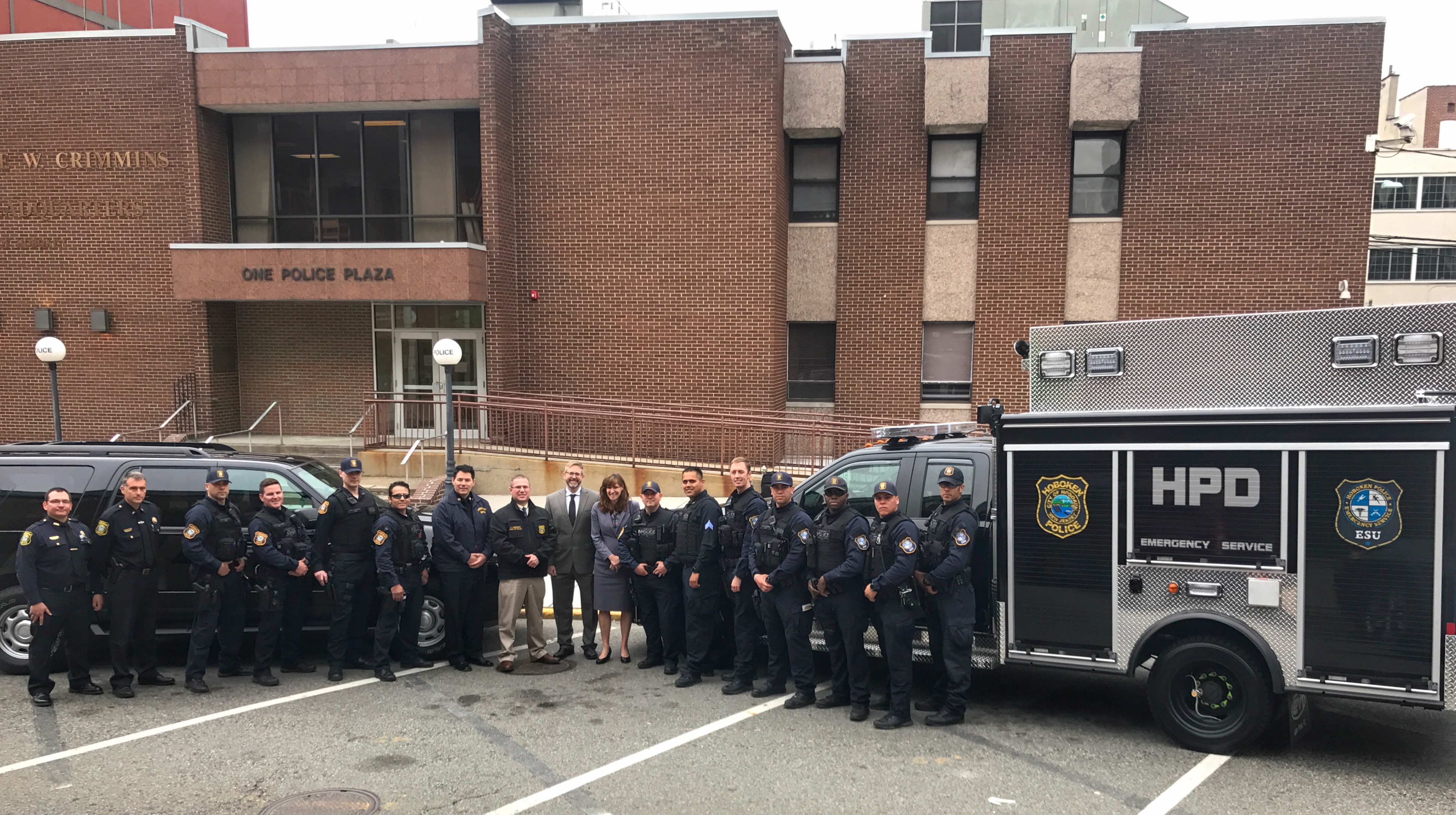 Hoboken Police Department Receives Vehicle for Emergency Services Unit