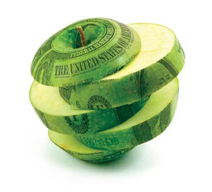 Apple edited with money