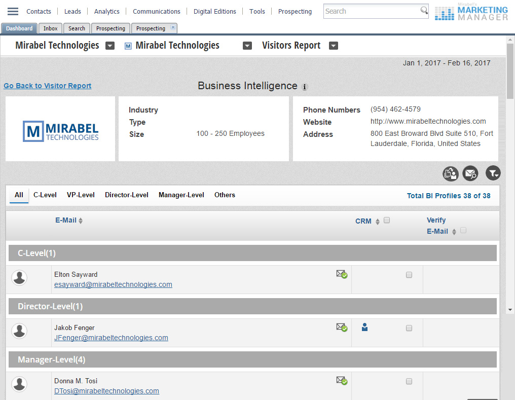 Lead Identification Software