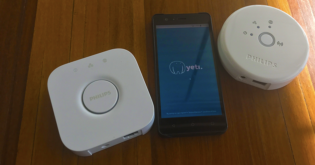 Yeti Smart Home and Philips Hue Bridges