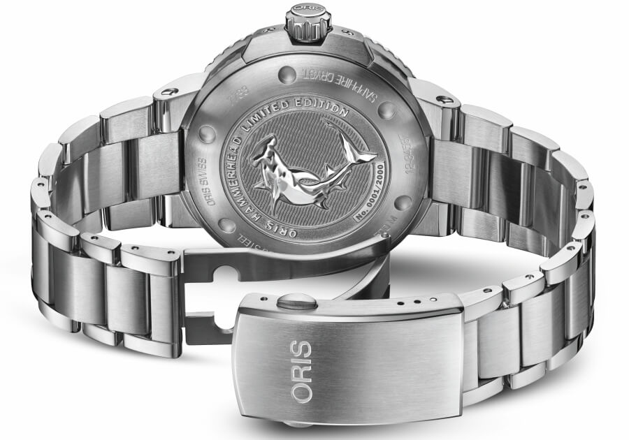 oris hammerhead caseback