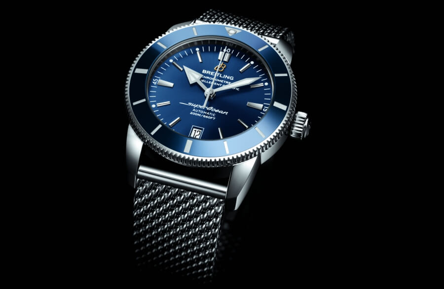 Breitling Superocean Heritage II blue dial