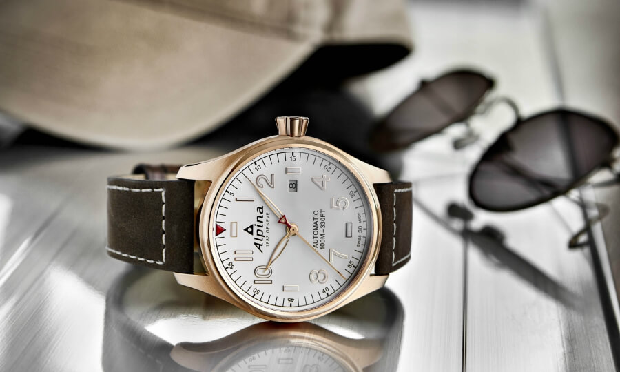 Alpina Startimer Pilot Automatic White dial