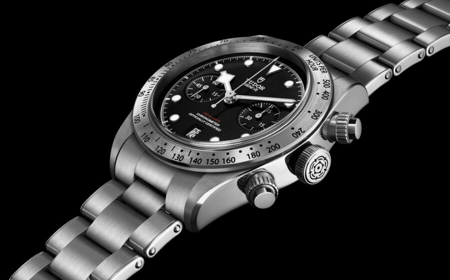 Tudor Heritage Black Bay Chrono with Bracelet