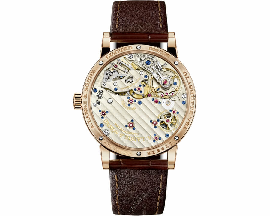 A. Lange & Sohne Richard Lange Jumping Seconds Caseback