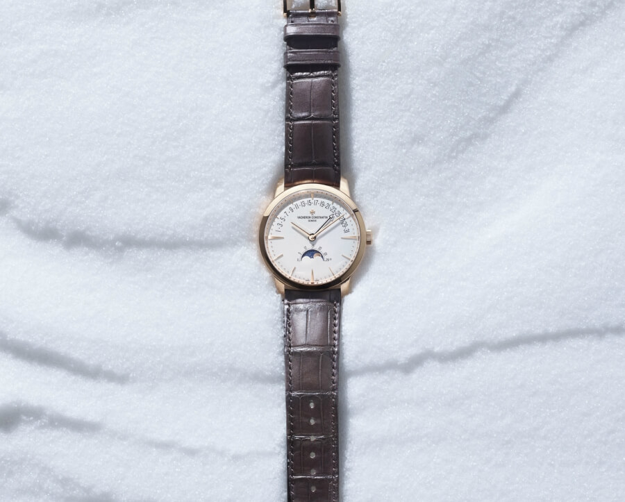 Review Vacheron Constantin Patrimony Moon Phase & Retrograde Date