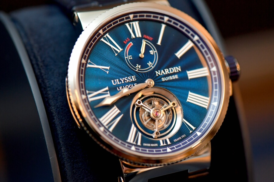 Ulysse Nardin Marine Tourbillon Blue Grand Feu