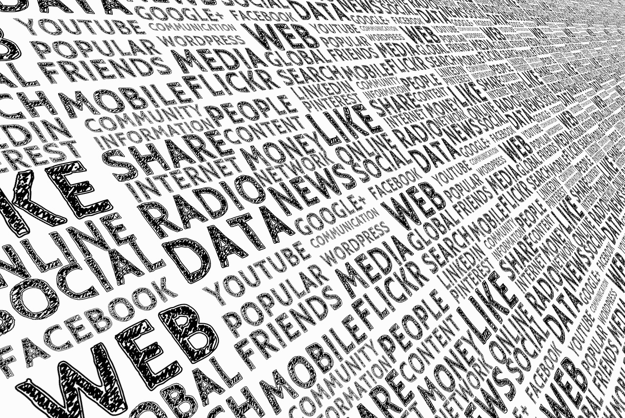 Social Words Graphic