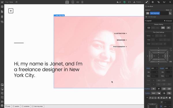 Webflow Designer