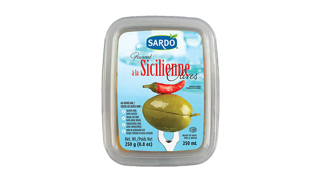 Whole Sicilian Style Olives 250mL
