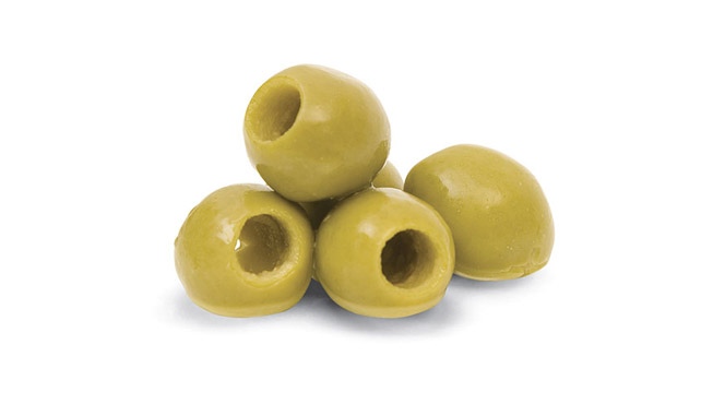 Pitted Green Olives Image