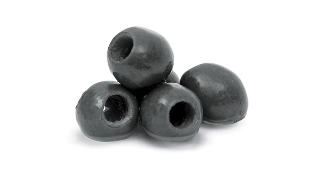 Pitted Black Olives Image