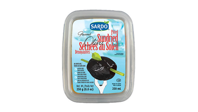 Pitted Sundried Black Olives 250 mL