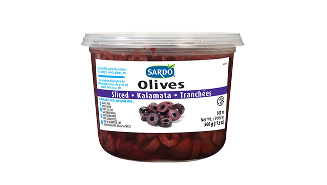 Sliced Kalamata Olives 500 mL