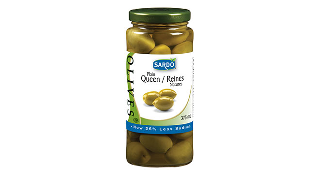 Whole Green Olives 375 mL