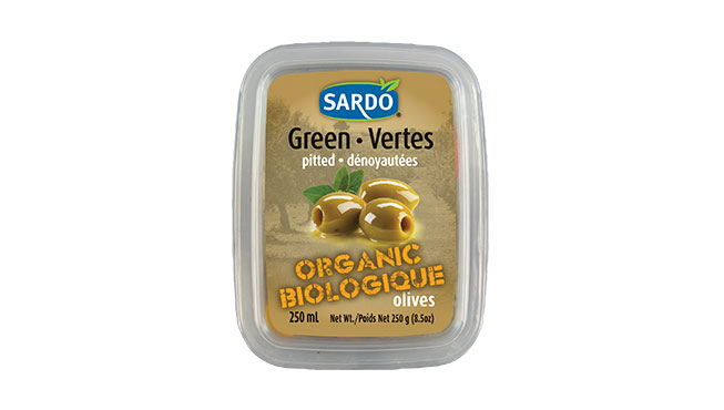Organic Pitted Green Olives 250 mL