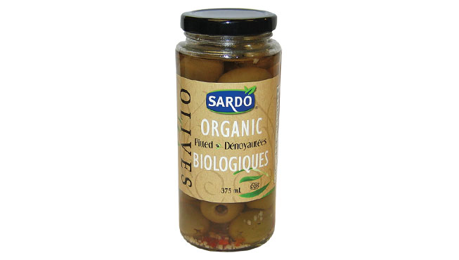 Organic Pitted Green Olives 375 mL