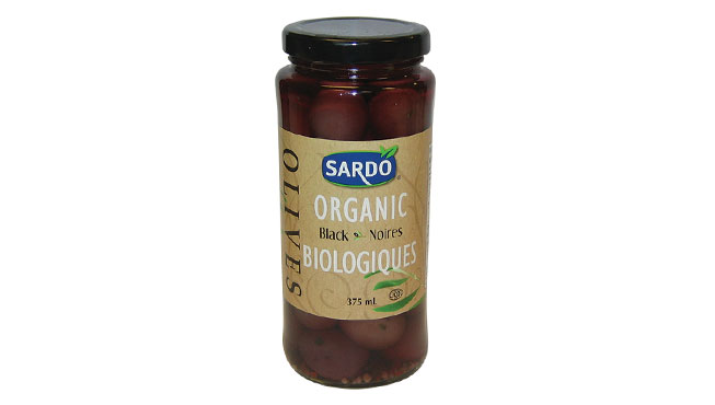 Organic Whole Royal Black Olives 375 mL