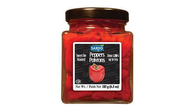 Sliced Fire Roasted Peppers 185 g