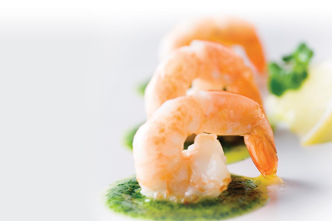 Basil Pesto Shrimp Appetizer Image