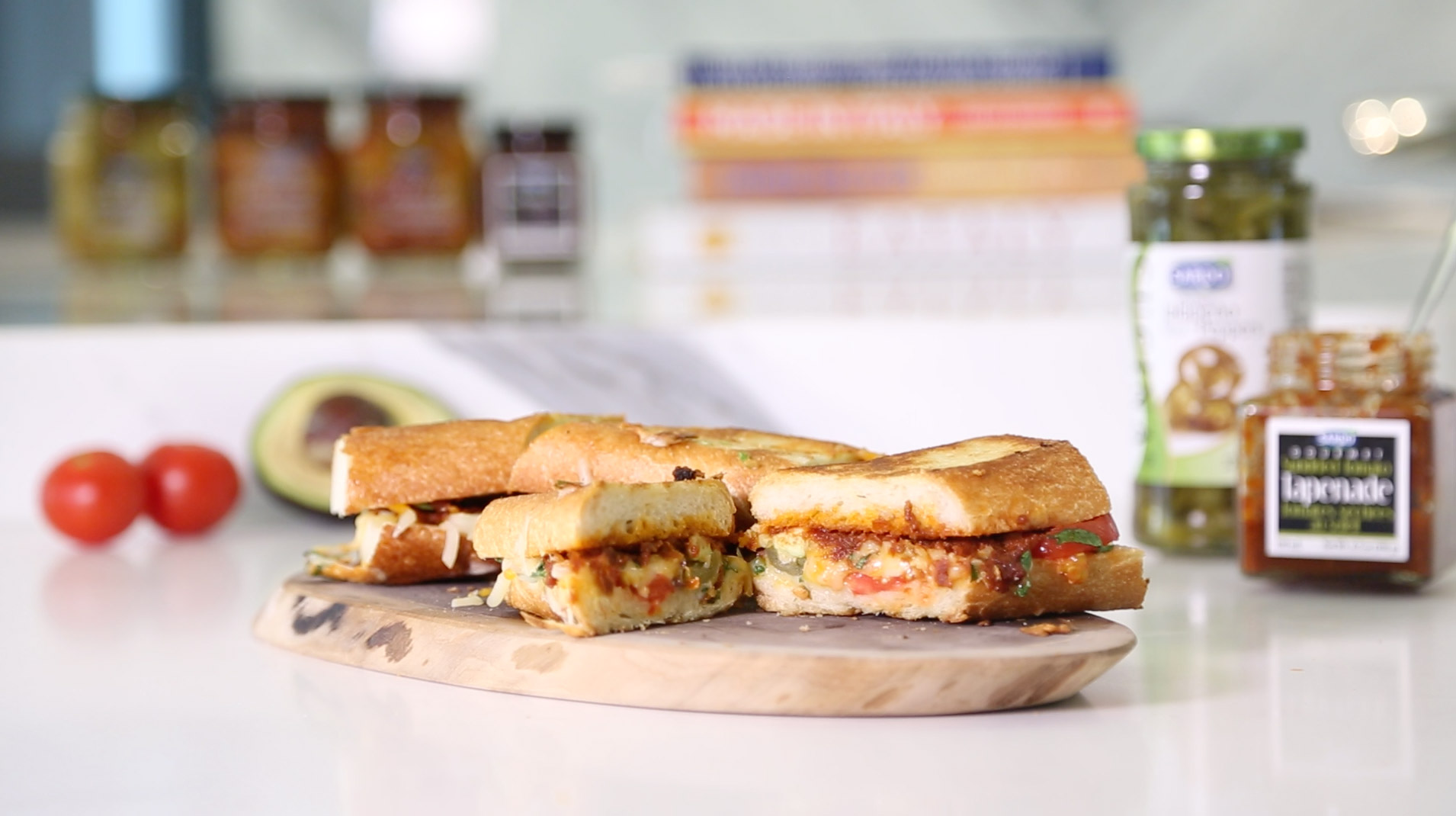 Spicy Sundried Tomato Grilled Cheese