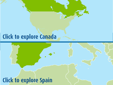 ....Canada & Spain..Canada & Espagne....