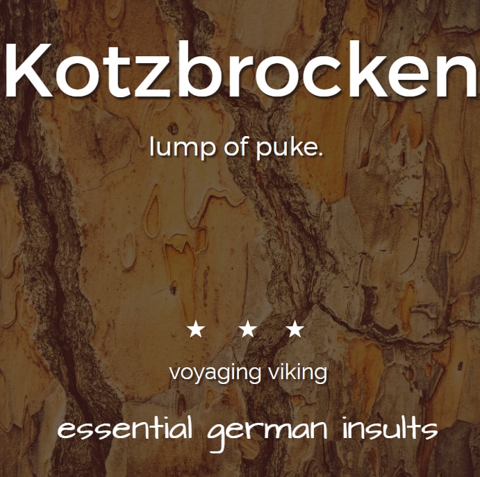 german insults