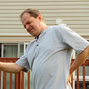 severe lower back pain