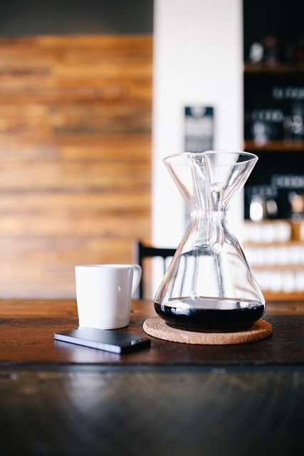 espresso in decanter