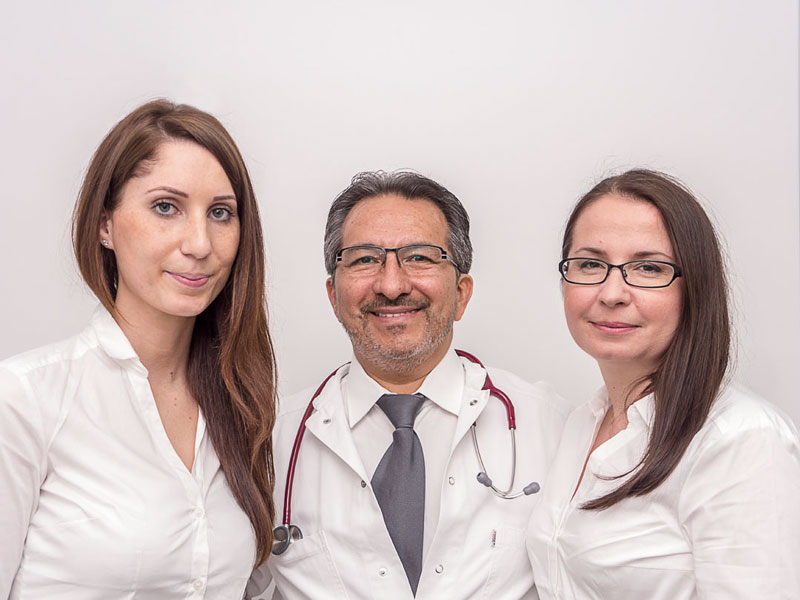 Dr. Pérez und Team